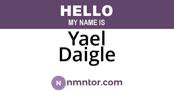 Yael Daigle