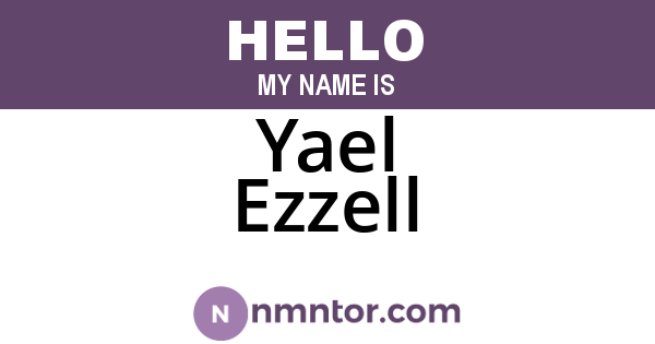 Yael Ezzell