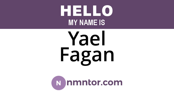 Yael Fagan