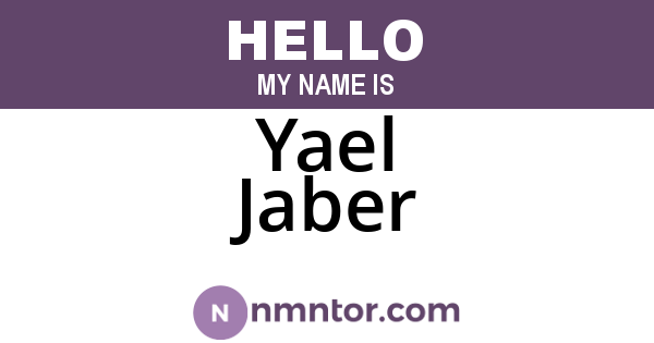 Yael Jaber