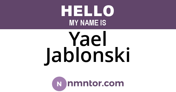 Yael Jablonski