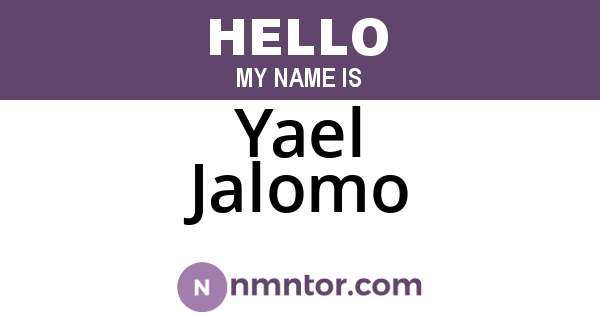 Yael Jalomo