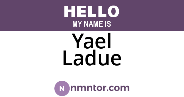Yael Ladue