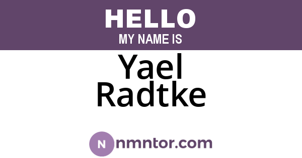 Yael Radtke