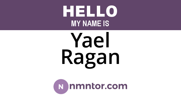 Yael Ragan