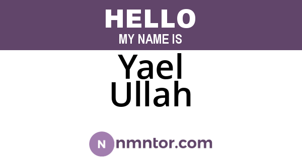 Yael Ullah