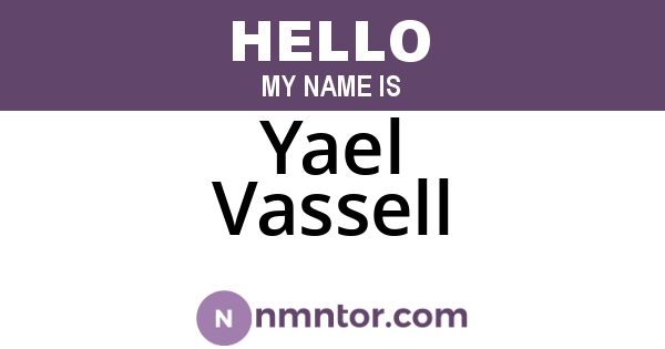 Yael Vassell