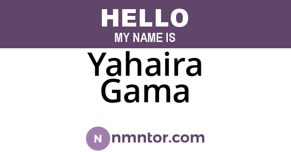 Yahaira Gama