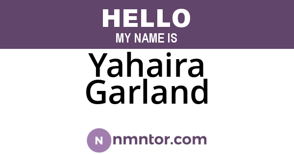 Yahaira Garland