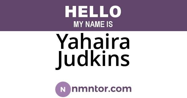 Yahaira Judkins