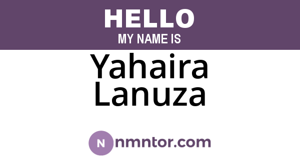 Yahaira Lanuza