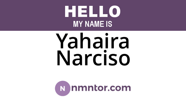Yahaira Narciso