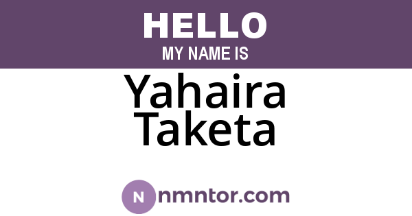 Yahaira Taketa