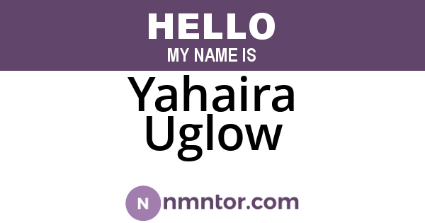 Yahaira Uglow