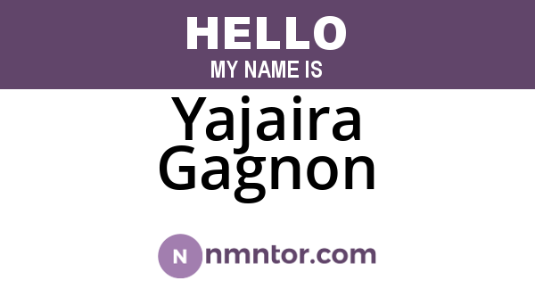Yajaira Gagnon