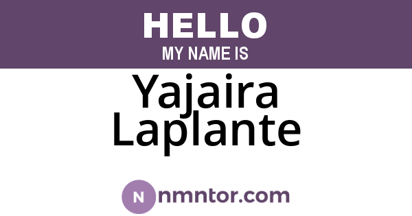 Yajaira Laplante