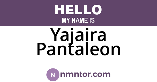 Yajaira Pantaleon
