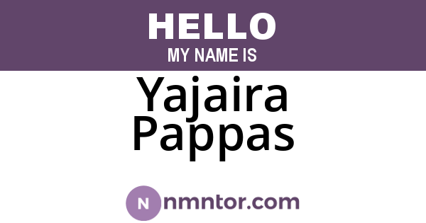 Yajaira Pappas