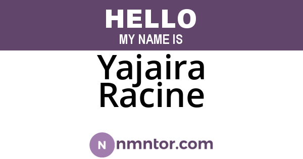 Yajaira Racine