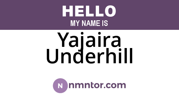 Yajaira Underhill