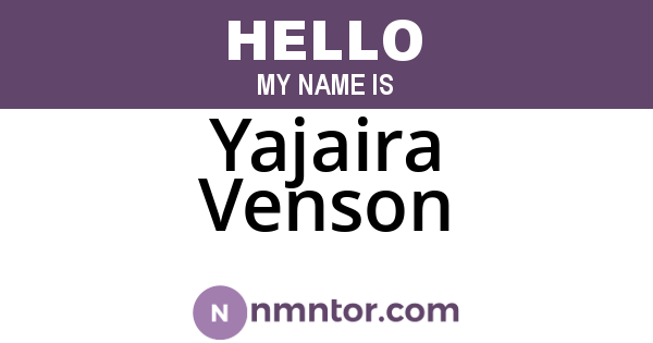Yajaira Venson