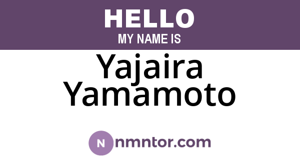 Yajaira Yamamoto