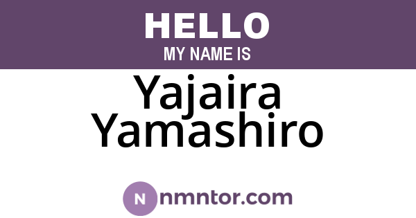 Yajaira Yamashiro