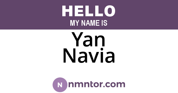 Yan Navia