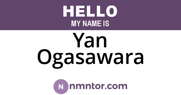 Yan Ogasawara