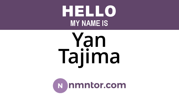 Yan Tajima