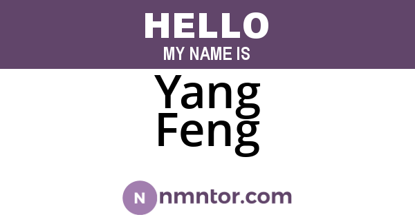 Yang Feng