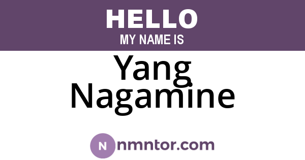 Yang Nagamine