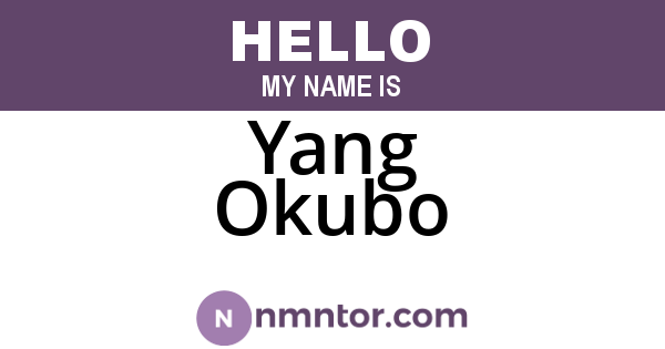 Yang Okubo