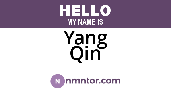 Yang Qin