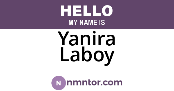 Yanira Laboy