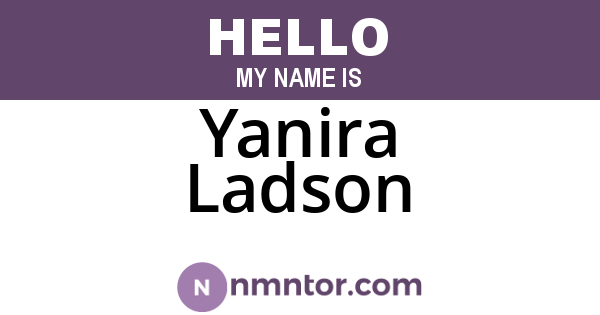 Yanira Ladson