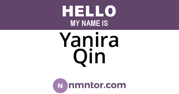 Yanira Qin