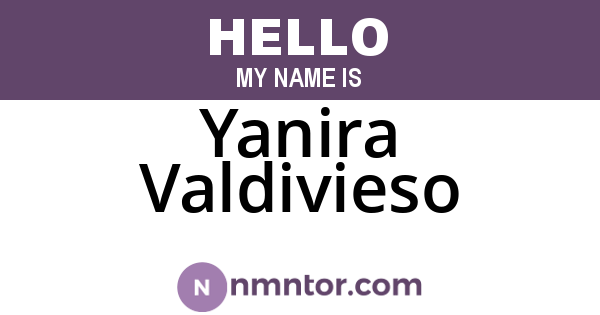 Yanira Valdivieso