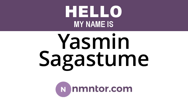 Yasmin Sagastume