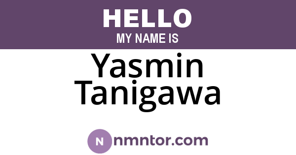 Yasmin Tanigawa