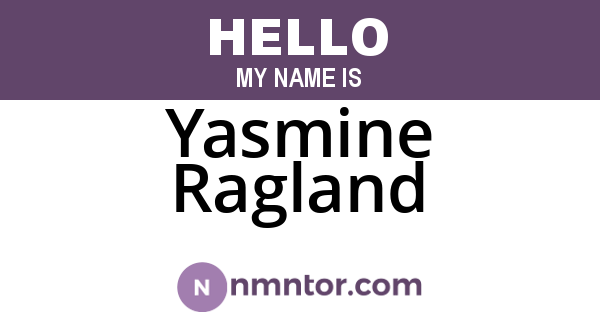 Yasmine Ragland