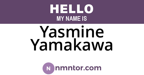 Yasmine Yamakawa