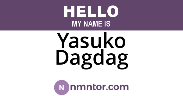 Yasuko Dagdag
