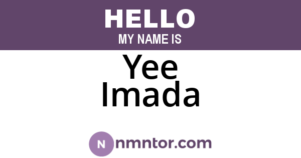 Yee Imada
