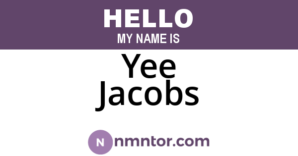 Yee Jacobs