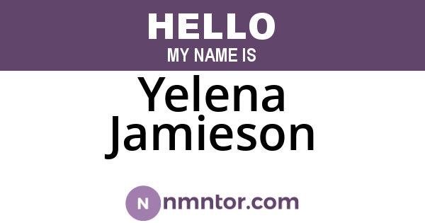 Yelena Jamieson