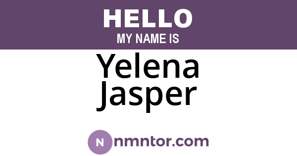 Yelena Jasper