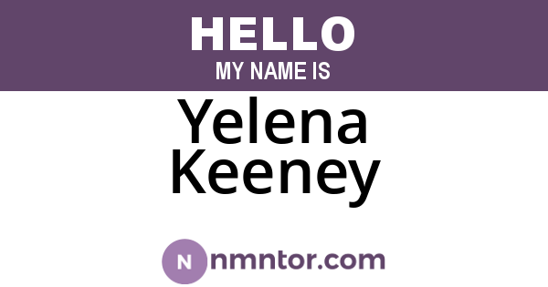 Yelena Keeney