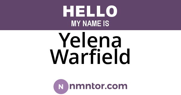 Yelena Warfield