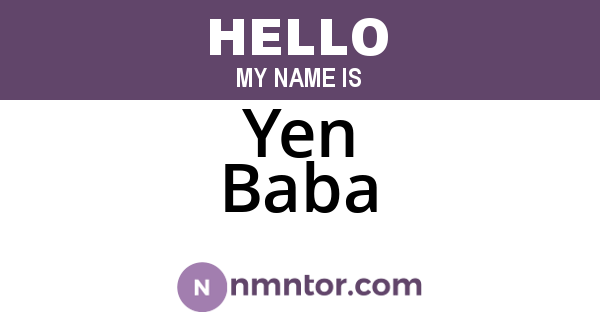 Yen Baba